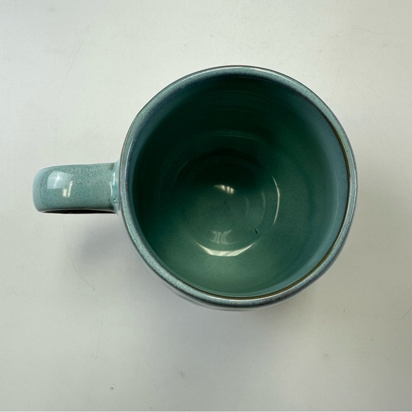 Potters Corner irridescent turquoise metallic shimmer ceramic mug - Picture 5 of 7